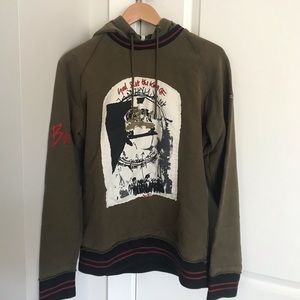 Clean Gf Ferre Green Large Hoodie